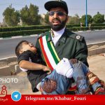 تصویری از یکی از کودکان‌مصدوم در حادثه تروریستی اهواز