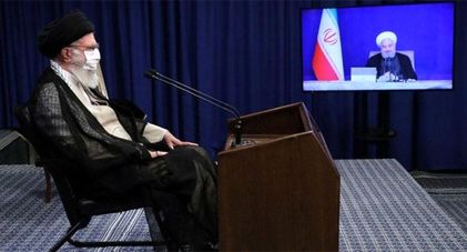 دیدار هیأت دولت با رهبر انقلاب از طریق ارتباط تصویری