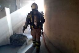 حریق انبار نخ و پارچه در خیابان مولوی تهران