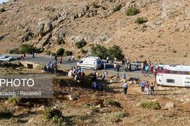 همه دلایل واژگونی اتوبوس خبرنگاران و سربازان