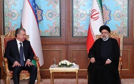 رییس جمهورهای ایران و ازبکستان باهم دیدار و گفت‌و گو کردند
