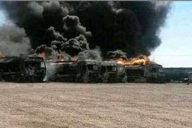 علت آتش سوزی در گمرک دوغارون مشخص شد +فیلم