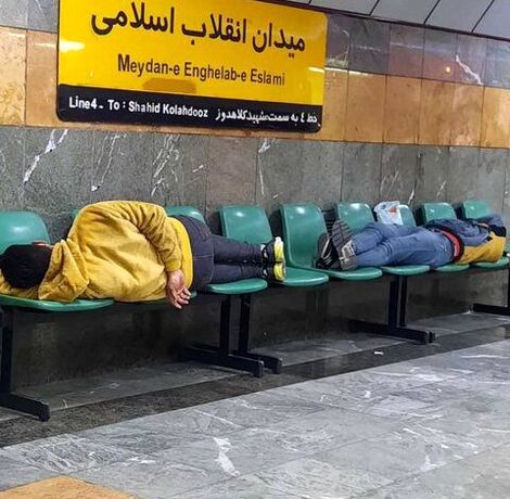 تصاویر متروخوابی ساختگی است!