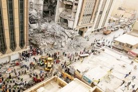 بازداشت ۱۳ نفر در حادثه ساختمان متروپل آبادان