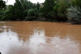 زاینده رود گل آلود شد