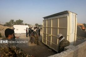 ۴۰۰ کانکس به مناطق زلزله زده غرب هرمزگان رسید