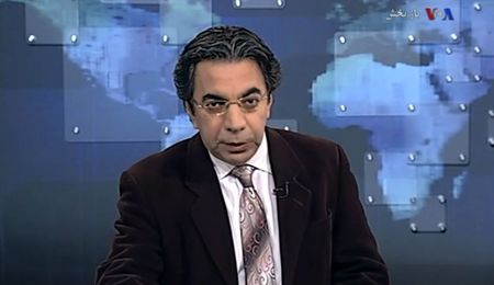 عصبانیت شدید مجری صدای آمریکا از بازداشت روح الله زم + فیلم
