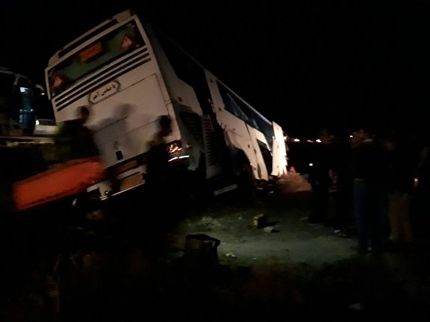 واژگونی اتوبوس مشهد ـ بندرعباس در کرمان/۳۸ نفر کشته و مصدوم شدند